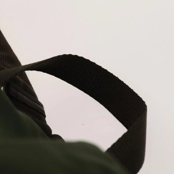 PRADA Backpack Nylon Green Silver Auth 135051 - Picture 8 of 16